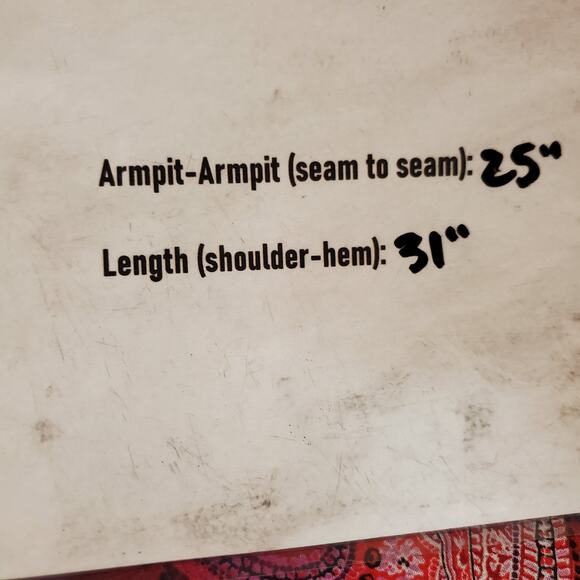 Maggie Barnes Vtg Sheer Paisley Sparkle Stripe Blouse Womens Plus Size 20W Red - Picture 10 of 10